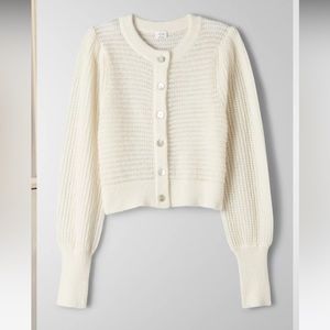 Aritzia Wilfred Alessia Cardigan in Birch